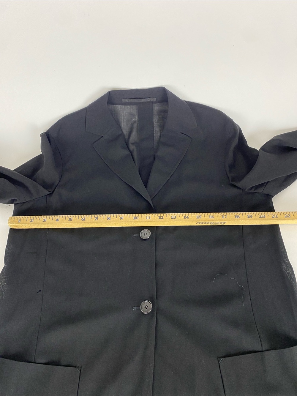 Kiton Napoli Gray Wool Unlined Blazer See Thought Fabric Women’s Size 46 EU - Picture 10 of 11